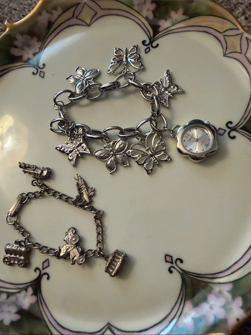 Lot of 2 Charm Bracelets